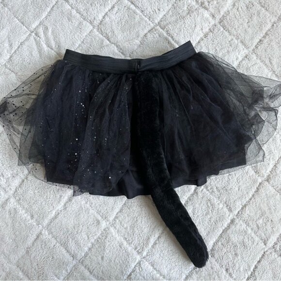 Walmart | Black Sparkle Cat Tutu Skirt | Size Small / Medium - Picture 2 of 6